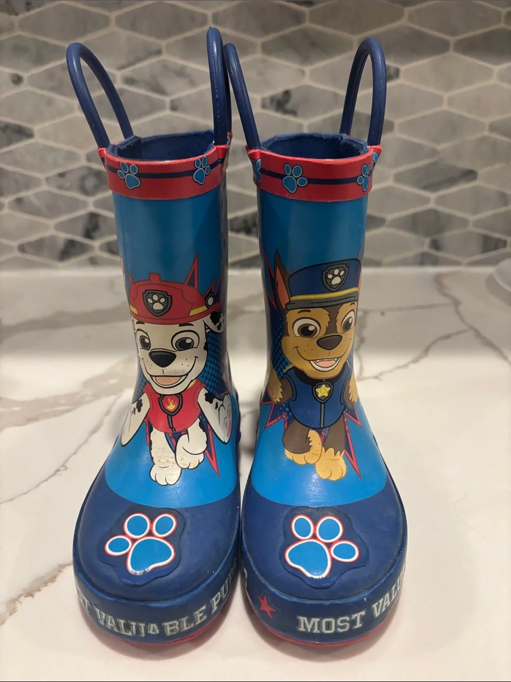 Paw Patrol Toddler Boys Rain Boots (Size 5/6)